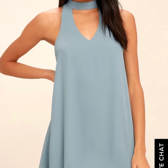 Baby blue shift dress - Picture 1 of 1
